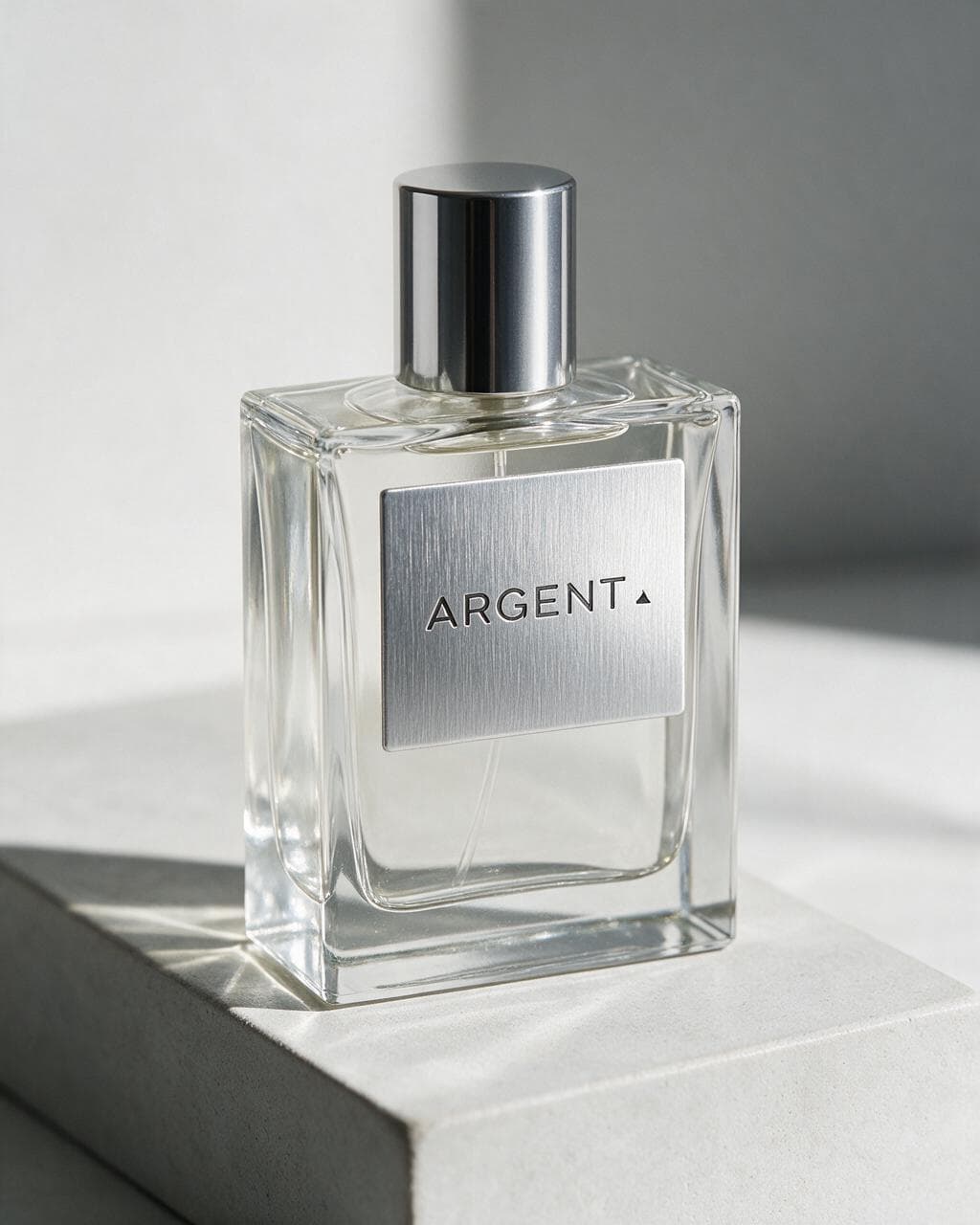 Argent Brossé — Alliage d’aluminium brossé, impression UV
